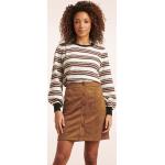 Anna Suedine Skirt in Brown