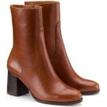 ANTHOLOGY PARIS Boots in leer met brede hak Gabrielle - Blauw - Size: 30;33;34;35 - Unisex