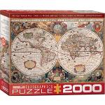 Eurographics 2.000 stukjes Legpuzzels  in 2000 st met motief van Wereldkaart in de Sale 