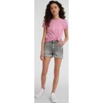 Grijze Polyester Kinder jeans shorts  in maat 110 voor Meisjes 