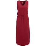 Bordeaux-rode V-hals jurken V-hals  in maat L Midi / Kuitlang voor Dames 