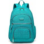 Casual Turquoise Polyester Lichtgewicht Backpack rugzakken Sustainable voor Dames 