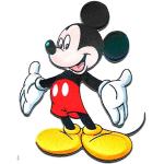 Zwarte Duckstad Mickey Mouse Stickers met motief van Muis voor Babies 
