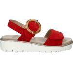 Rode Ara Sleehak sandalen Sleehakken  in maat 37 met Klittenbandsluitingen voor Dames 