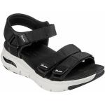 Zwarte Skechers Arch Fit Platte sandalen  in 40 voor Dames 