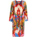 Rode Zijden Etro Paisley Paisley Nacht Kimono's  in maat L in de Sale voor Dames 