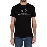 Zwarte Emporio Armani T-shirts met ronde hals Ronde hals  in maat S voor Heren 