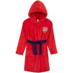 Arsenal F.C. Badjas voor kinderen, fleece ochtendjas voor jongens, tieners en kinderbadjas 3-14 jaar, officiële voetbalfan-merchandise