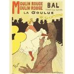 onthewall Art Nouveau Kunstposterdruk van Henri de Toulouse – Lautrec Moulin Rouge PDP 030