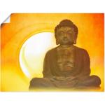 Oranje Artland Abstracte schilderijen met motief van Boeddha 