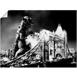 Artland Poster Godzilla II als artprint van aluminium, artprint op linnen, muursticker of poster in verschillende maten