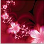 Rode Glazen Artland Bloemen Artprint 