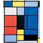 Artopweb TW22234 Mondrian - Tableau n 1 decoratieve panelen, multikleurig, 60 x 70 cm