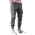 Casual Grijze Corduroy Stretch Baggy jeans  in maat XXL voor Heren 
