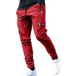 Casual Rode Corduroy Stretch Werkbroeken  in maat XL voor Heren 
