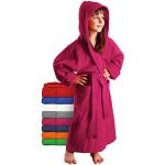 Roze Badstoffen Kinder badjassen  in maat 152 voor Meisjes 