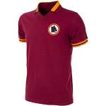Donkerrode AS Roma T-shirts  in maat XL voor Heren 