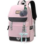 Casual Roze Laptopvak Backpack rugzakken voor Meisjes 