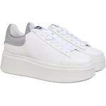 Witte Rubberen Ash Damessneakers met Hakhoogte 5cm tot 7cm 