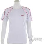 Roze Polyester Asics Hardloopshirts V-hals  in maat L voor Dames 