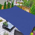 ASTEROUTDOOR Zonneschermzeil, rechthoekig, 20 x 30 cm, UV-blokkerende luifel voor terras, achtertuin, gazon, tuin, buitenactiviteiten, blauw