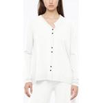 Witte Polyester Lange vesten  in Onesize asymmetrische in de Sale voor Dames 