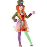 Atosa 61295 Kostuum Mad Hoedenmaker Vrouw Multicolor Alice in Wonderland, Meisje, 3-4 Jaar