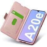 Roze Siliconen Samsung hoesjes type: Wallet Case 
