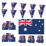 Vlaggenlijnen met motief van Australie 