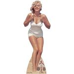 AUTHENTISCHE MERKEN Levensgrote uitsnede met miniversie van Marilyn Monroe, karton, veelkleurig, 172 x 63 x 172 cm