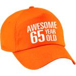 Oranje Polyester Baseball caps  voor een Verjaardag voor Dames 