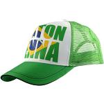 Ayrton Senna pet Brazil wit/groen, wit/groen, Eén Maat