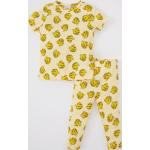 Baby Girl Looney Tunes Ribbed Short Sleeve Pajama Set Z4368A223SM