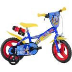 Blauwe Stalen Dino Bikes Kinderfietsen  in 12 inch met motief van Fiets voor Babies 