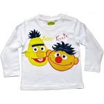 Babyshirt met lange mouwen voor jongens en meisjes, Sesamstraat Ernie & Bert (uniseks)