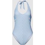Lichtblauwe Polyester Stretch becksöndergaard Halter badpakken in de Sale voor Dames 