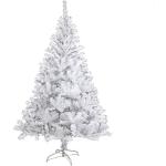 Witte Kunststof Verlichte Kerstbomen 