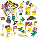 Multicolored Piraten Foam stickers met motief van Papegaai voor Babies 
