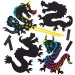 Zwarte Draken Knutselsets met motief van Draak voor Kinderen 