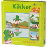 Kartonnen Puzzels met motief van Kikker 