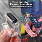 Transparante Siliconen Horlogebanden met Siliconen Armband voor Fitness met Gesp voor Dames 