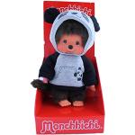 Bandai - Monchhichi - panda 20 cm - cultpluche dier uit de jaren 80 - behaaglijk 20 cm groot pluche dier voor kinderen en volwassenen - SE22353