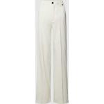 Witte Polyester Stretch Liu Jo Bandplooibroeken in de Sale voor Dames 