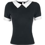 Rockabilly Zwarte Banned T-shirts met ronde hals Ronde hals  in maat M voor Dames 