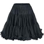 Rockabilly Zwarte Polyamide Banned Petticoats  in maat XXL voor Dames 