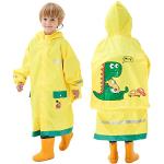 Gele Polyester Waterdichte kinder winterjassen met motief van Eenhoorns voor Meisjes 