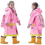 Roze Polyester Waterdichte kinder winterjassen met motief van Eenhoorns voor Meisjes 