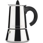 Grijze Roestvrije Stalen Espressomachines met motief van Koffie 