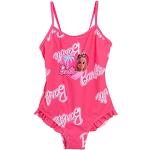 Barbie Badpak voor meisjes, eendelig, roze, voor kinderen, badmode voor het strand, Roze, 7-8 Jaar