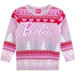 Roze Barbie Gebreide Kinder hoodies  in maat 116 voor Meisjes 